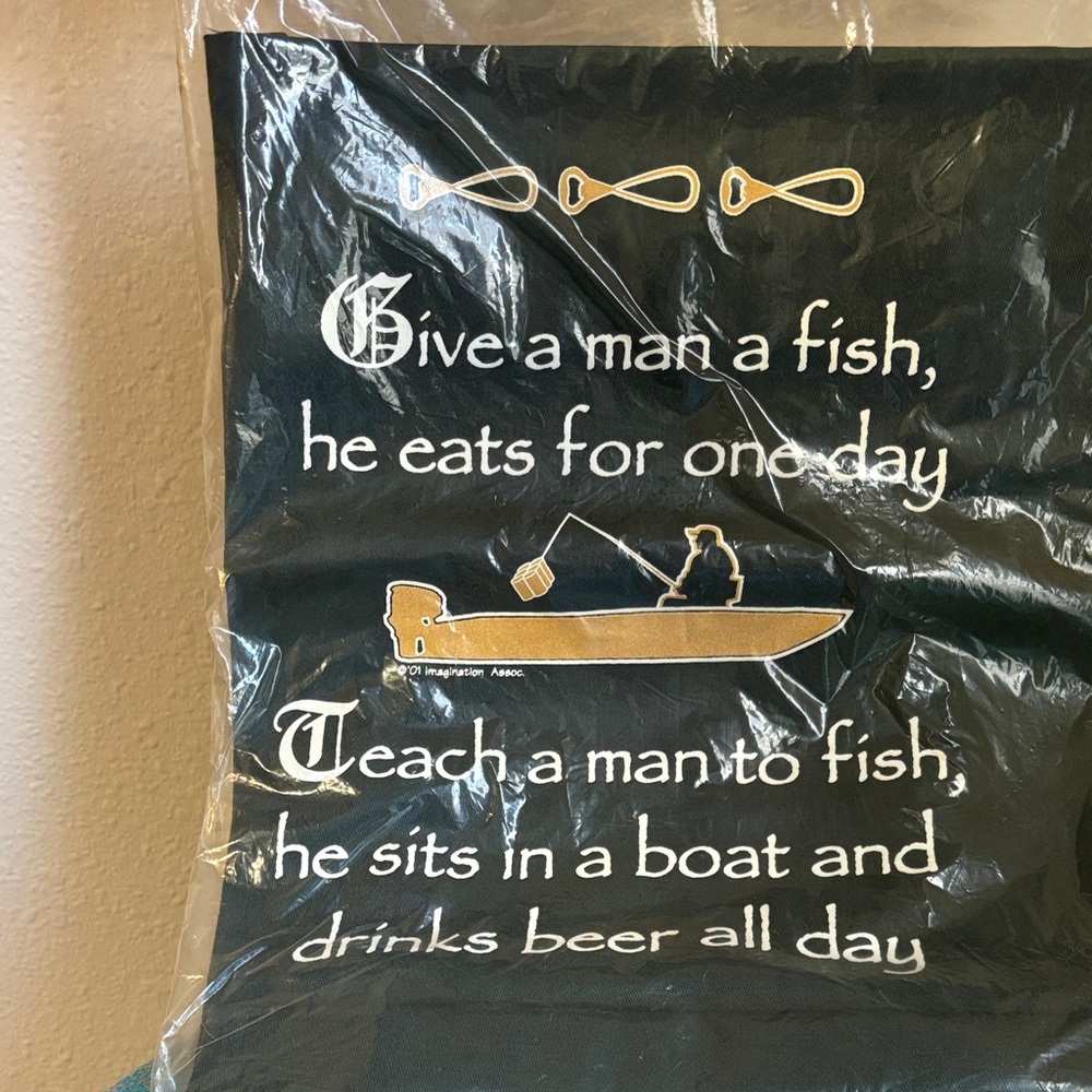 THE FUNNY APRON COMPANY Kitchen Wearables "Give a man a fish..." Perfect Gift!
